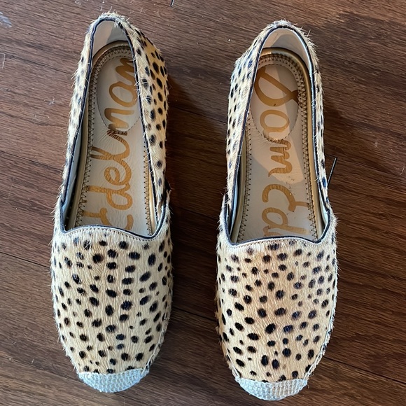 New Sam Edelman Animal Print Espadrilles - Picture 3 of 6
